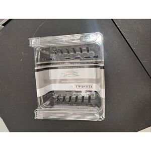 Clear Plastic Drawer Clip-On Basket Organizer Essentials set of 2